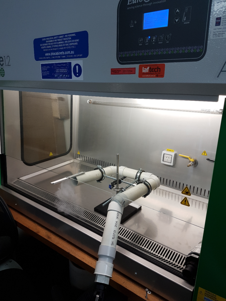 biological cabinet testing dynaflow maintenance fume cupboard test